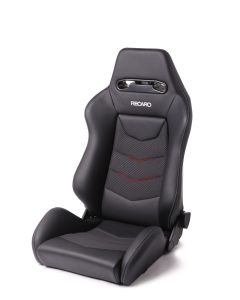 Recaro Speed V Driver Seat - Black Leather/Red Suede Accent buy in USA