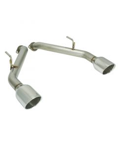 Remark 2014+ Infiniti Q50 Axle Back Exhaust w/Stainless Steel Double Wall Tip buy in USA