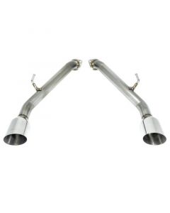 Remark 2014+ Infiniti Q50 Axle Back Exhaust w/Stainless Steel Single Wall Tip buy in USA