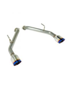 Remark 2014+ Infiniti Q50 Axle Back Exhaust w/Burnt Stainless Double Wall Tip buy in USA