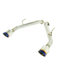 Remark 2014+ Infiniti Q50 Axle Back Exhaust w/Burnt Stainless Single Wall Tip buy in USA