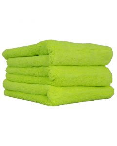 Chemical Guys El Gordo Thick Microfiber Towel - 16.5in x 16.5in - Green - 3 Pack buy in USA