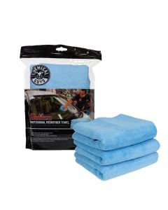 Chemical Guys Workhorse Professional Microfiber Towel - 16in x 16in - Blue - 3 Pack buy in USA