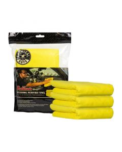 Chemical Guys Workhorse Professional Microfiber Towel - 16in x 16in - Yellow - 3 Pack buy in USA