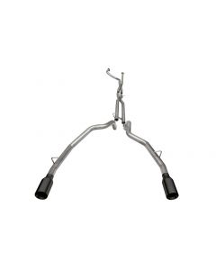 Corsa 21-22 Dodge Ram TRX Crew Cab Baja Catback Exhaust Dual Rear Black Tip buy in USA