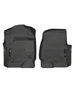 Husky Liners 2017 Ford Super Duty (Crew Cab / Super Cab) WeatherBeater Black Front Floor Liners buy in USA