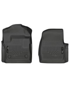 Husky Liners 17 Ford F-250 F-350 Super Duty Standard Cab WeatherBeater Black Front Floor Liners buy in USA