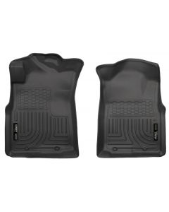 Husky Liners 05-15 Toyota Tacoma Crew/Extended/Standard Cab WeatherBeater Front Black Floor Liners buy in USA