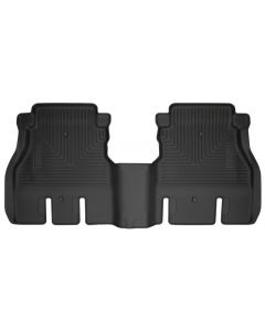 Husky Liners 19-24 Jeep Wrangler JLU WeatherBeater Second Row Black Floor Liners buy in USA