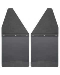 Husky Liners GM 99-16 Silverado/Sierra 12in W Black Top & Weight Kick Back Front Mud Flaps buy in USA