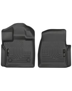 Husky Liners 15-23 Ford F-150 Standard Cab Pickup WeatherBeater Front Black Floor Liners buy in USA