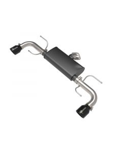 aFe Takeda 17-21 Mazda CX-5 2.5L (t) 2.5in. SS Axle-Back Exhaust System w/Black Tips buy in USA