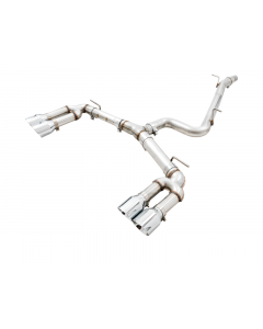 AWE Tuning Audi 8V S3 Track Edition Exhaust w/Chrome Silver Tips 102mm buy in USA