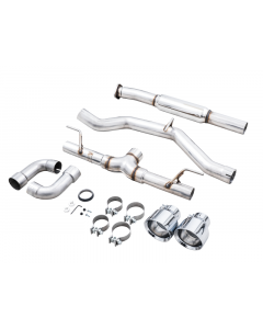 AWE Subaru BRZ/ Toyota GR86/ Toyota 86 Track Edition Cat-Back Exhaust- Chrome Silver Tips buy in USA