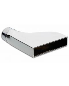 Vibrant 7.75in x 1.875in Rectangular SS Exhaust Tip (Camaro Style) - with 2.5in Inlet buy in USA