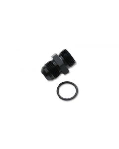 Vibrant -6AN Male Flare to -12 ORB Male Straight Adapter w/O-Ring - Anodized Black buy in USA