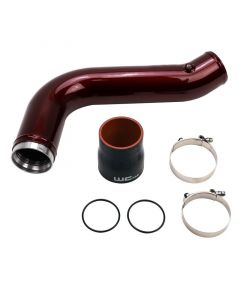 Wehrli 17-19 Chevrolet 6.6L L5P Duramax Passenger Side 3.5in Intercooler Pipe - Gloss Black buy in USA