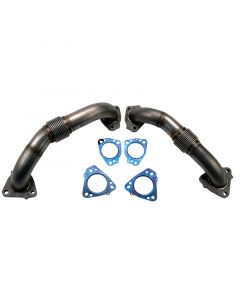 Wehrli 17-24 Chevrolet 6.6L L5P Duramax 2in Stainless Up Pipe Kit w/Gaskets buy in USA