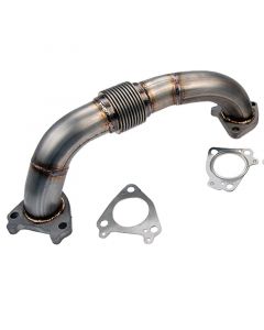 Wehrli 01-16 Chevrolet 6.6L Duramax 2in Stainless Driver Side Up Pipe w/Gaskets (Single/Twin Turbo) buy in USA