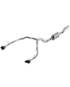 Borla 21-22 Chevrolet Tahoe 6.2L V8 2/4WD 4DR T-304 SS S-Type Cat-Back Exhaust w/ Black Chrome Tips buy in USA