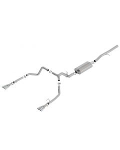 Borla 19 Chevrolet Silverado/GMC Sierra 1500 6.2L SS Touring Catback Exhaust - Square Chrome Tips buy in USA