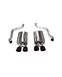 Corsa 09-13 Chevrolet Corvette C6 6.2L V8 Black Sport Axle-Back Exhaust buy in USA