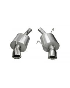 Corsa 05-10 Ford Mustang Shelby GT500 5.4L V8 Polished Sport Axle-Back Exhaust buy in USA