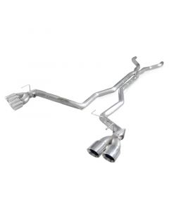 Stainless Works 2012-15 Camaro ZL1 6.2L 3in Catback Dual Chambered Exhaust X-Pipe Quad Tips buy in USA