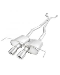 Stainless Works 2009-15 Cadillac CTS-V Coupe 3in Catback System X-Pipe S-Tube Mufflers 4in Tips buy in USA