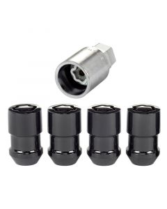 McGard Wheel Lock Nut Set - 4pk. (Cone Seat) M12X1.5 / 19mm & 21mm Dual Hex / 1.46in. Length - Black buy in USA