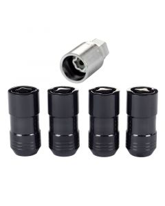 McGard Wheel Lock Nut Set - 4pk. (Cone Seat) M14X1.5 / 21mm & 22mm Dual Hex / 1.965in. L - Black buy in USA