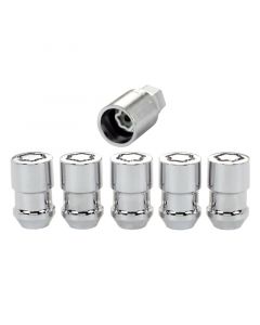 McGard Wheel Lock Nut Set - 5pk. (Cone Seat) 1/2-20 / 3/4 &13/16 Dual Hex / 1.46in. Length - Chrome buy in USA