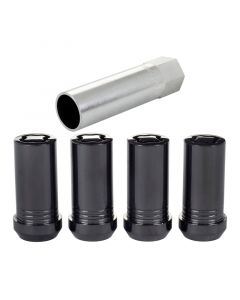 McGard Wheel Lock Nut Set - 4pk. (Tuner / Cone Seat) M14X1.5 / 1in. Hex / 1.935in. Length - Black buy in USA