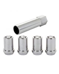 McGard Wheel Lock Nut Set - 4pk. (Tuner / Cone Seat) M12X1.25 / 13/16 Hex / 1.24in. Length - Chrome buy in USA