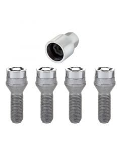 McGard Wheel Lock Bolt Set - 4pk. (Cone Seat) M14X1.5 / 19mm Hex / 31.0mm Shank Length - Chrome buy in USA