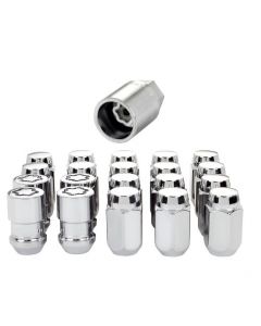 McGard 5 Lug Hex Install Kit w/Locks (Cone Seat Nut) M12X1.5 / 13/16 Hex / 1.5in. Length - Chrome buy in USA