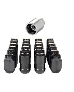 McGard 6 Lug Hex Install Kit w/Locks (Cone Seat Nut) M12X1.5 / 13/16 Hex / 1.5in. Length - Black buy in USA