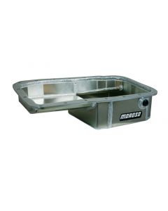 Moroso Acura/Honda 1.6L B16A3 Kicked Out Drag Race Baffled 5qt 5-5/8in Aluminum Oil Pan buy in USA