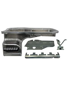 Moroso Mitsubishi Evo 7/8/9 (w/Lower Intercooler Pipe) Road Race Baffled Wet Sump 6.5qt Alum Oil Pan buy in USA