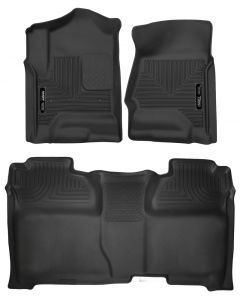 Husky Liners 14-18 Chevrolet Silverado Crew Cab X-Act Contour Front & Second Seat Floor Liners buy in USA