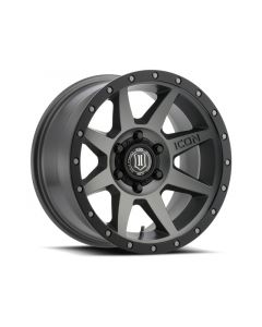 ICON Rebound 17x8.5 6x5.5 25mm Offset 5.75in BS 95.1mm Bore Titanium Wheel buy in USA