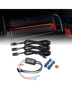 Oracle 19-22 Ram Fiber Optic LED Interior Ambient Dash Kit - ColorSHIFT (3PCS) - ColorSHIFT buy in USA