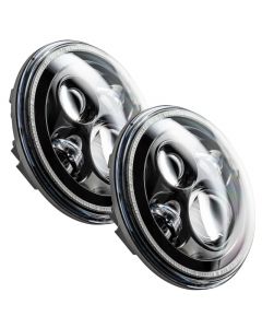 Oracle 7in High Powered LED Headlights - NO HALO - Black Bezel buy in USA