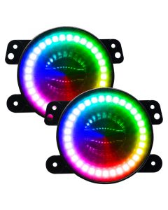 Oracle Jeep Wrangler JK/JL/JT High Performance W LED Fog Lights - ColorSHIFT w/o Controller buy in USA