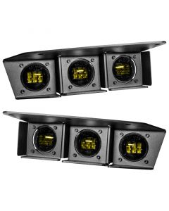 ORACLE Lighting 21-22 Ford Bronco Triple LED Fog Light Kit for Steel Bumper - Yellow buy in USA