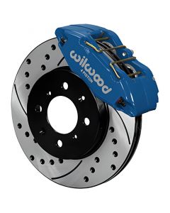 Wilwood DPHA Front Caliper & Rotor Kit Drilled Honda / Acura w/ 262mm OE Rotor - Competition Blue buy in USA