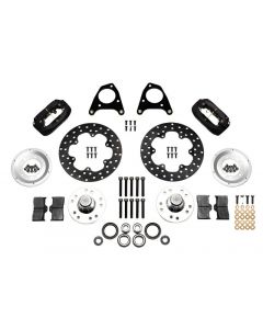 Wilwood Forged Dynalite Front Drag Kit Drilled Rotor 87-93 Mustang 84-86 SVO 5 Lug buy in USA