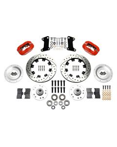 Wilwood Forged Dynalite Front Kit 12.19in Drilled Red 67-69 Camaro 64-72 Nova Chevelle buy in USA