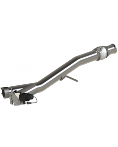 QTP 14-18 Chevrolet Silverado 1500 4.8L/5.3L EC/CC Standard Bed 3in 304SS Aggressor Cutout Mid Pipe buy in USA