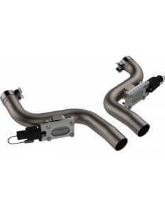 QTP 11-18 Dodge Challenger/Charger 5.7L 2.5in 304SS Aggressor Cutout Dual Mid Pipes buy in USA